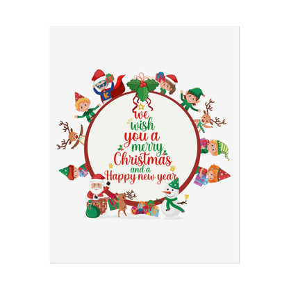 Rolled Posters - We wish you a merry christmas - [[{"value":"Wonderwear Kid"}]]