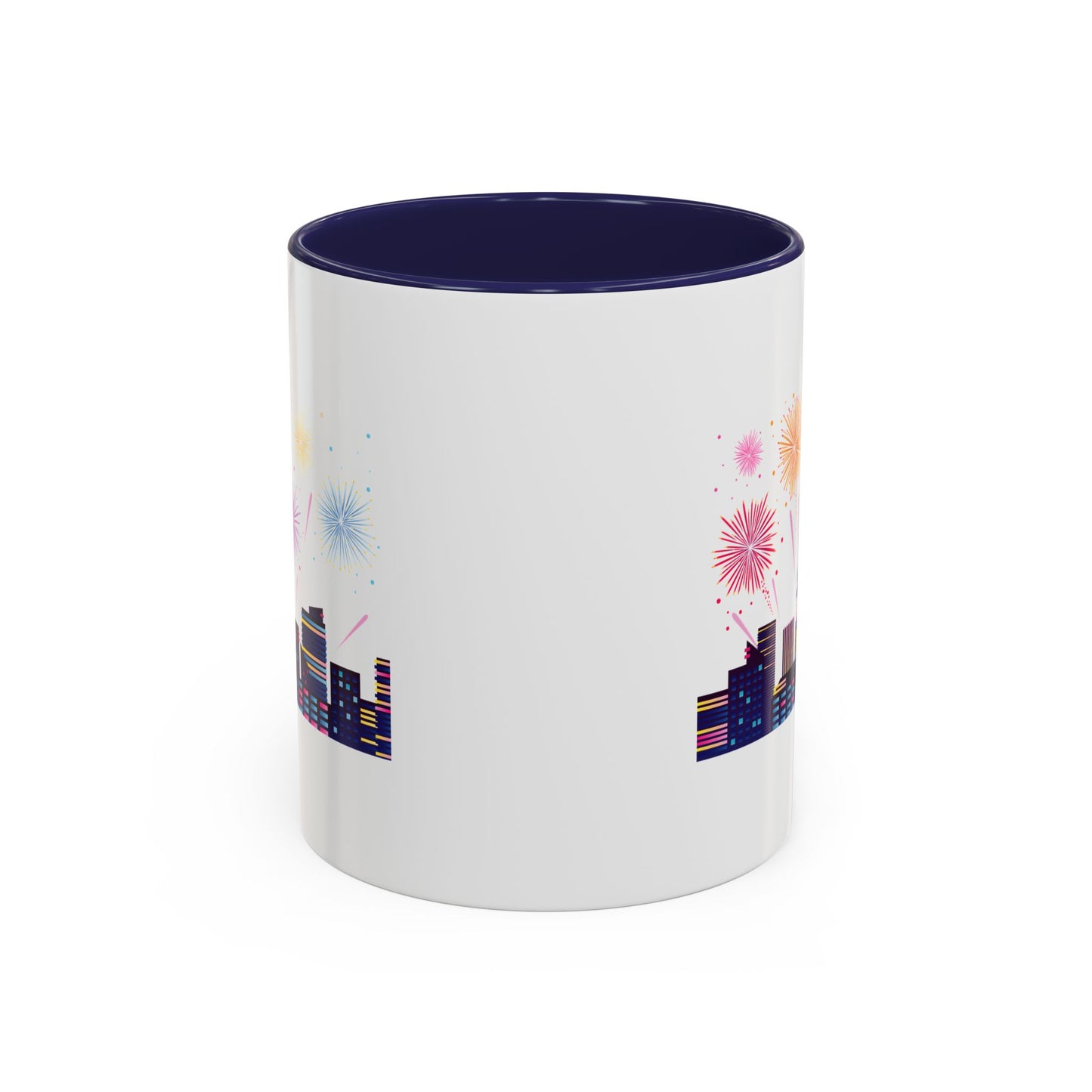 Accent Coffee Mug - Super kiddo with fireworks