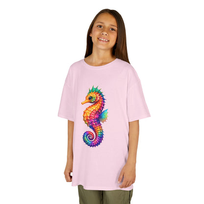 Kids Heavy Cotton™ Tee - vibrant seahorse