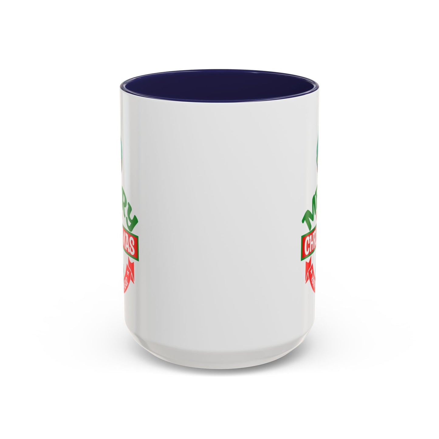 Accent Coffee Mug - Merry chridtmas from super kiddo