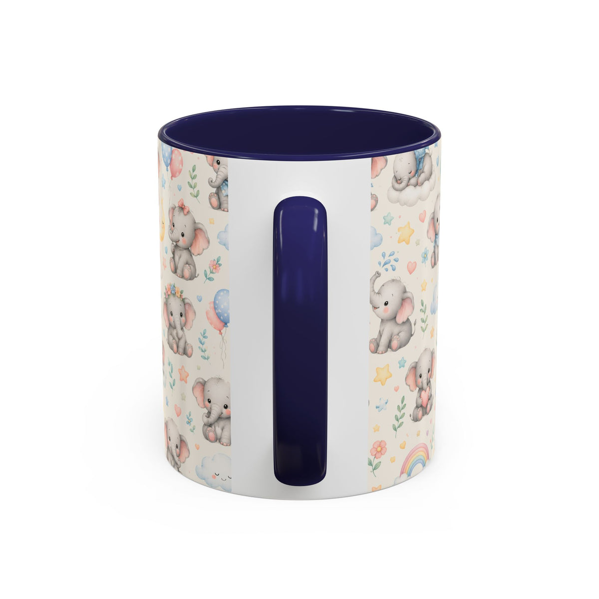 Accent Coffee Mug  (11/15 oz) - Baby Elephant Nursery