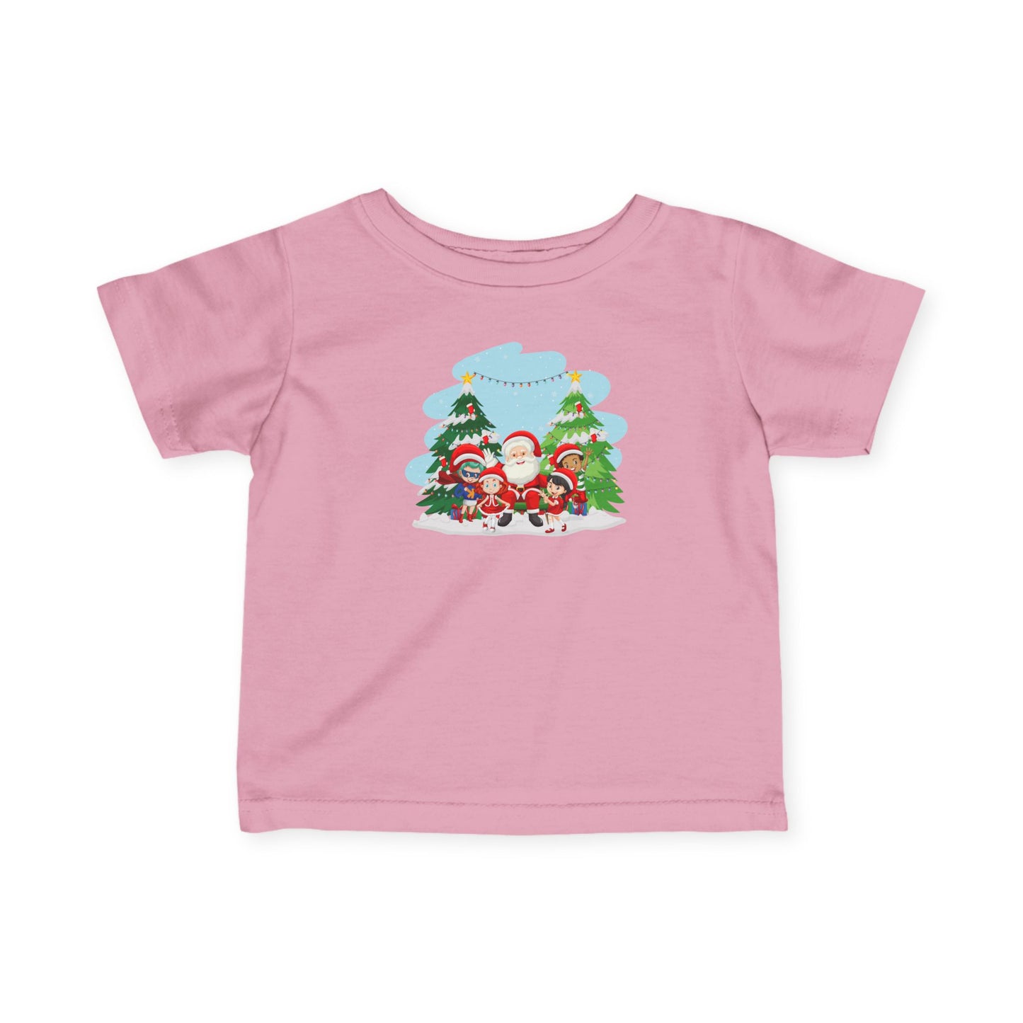 Infant Fine Jersey Tee - Super kiddo with santa claus - [[{"value":"Wonderwear Kid"}]]