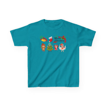 Kids Heavy Cotton™ Tee - Merry christmas from super kid - [[{"value":"Wonderwear Kid"}]]
