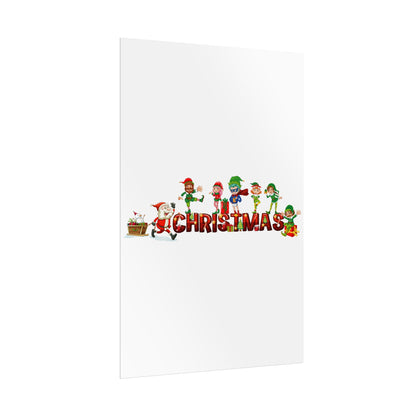 Rolled Posters - Christmas with santa claus and friends - [[{"value":"Wonderwear Kid"}]]