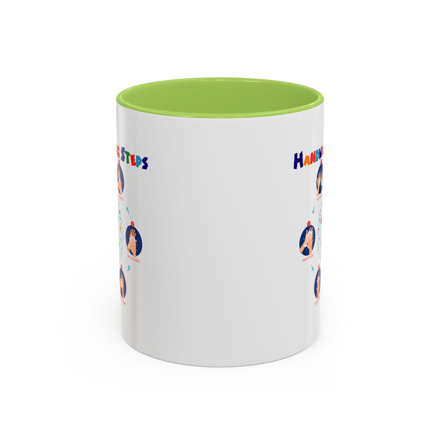 Accent Coffee Mug - Super kiddo how to wash hand properly