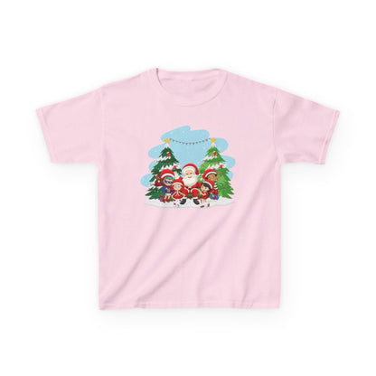 Kids Heavy Cotton™ Tee - Super kiddo with santa claus - [[{"value":"Wonderwear Kid"}]]