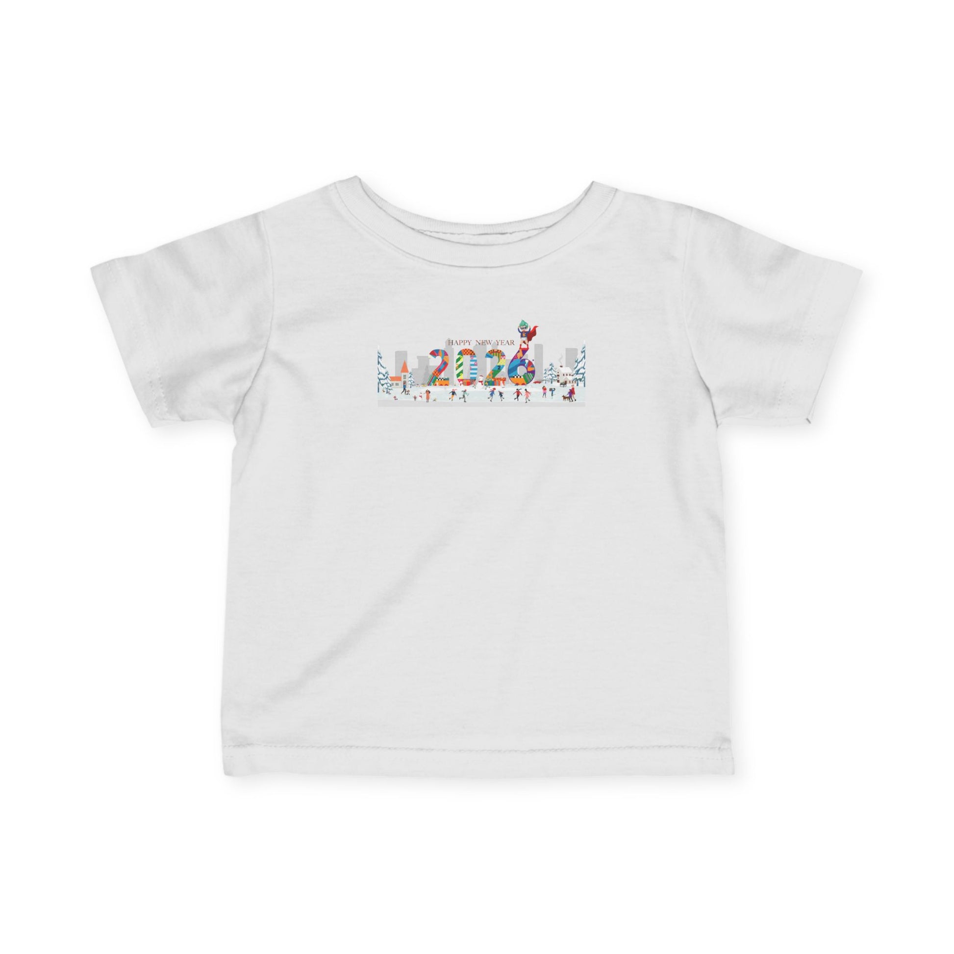 Infant Fine Jersey Tee - Happy 2026 - [[{"value":"Wonderwear Kid"}]]
