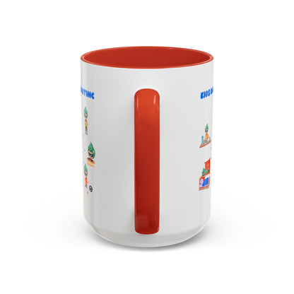 Accent Coffee Mug - Super kiddo daily routine - [[{"value":"Wonderwear Kid"}]]