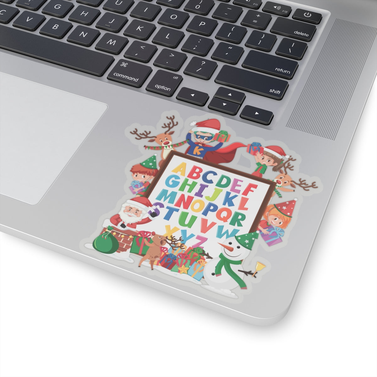 Kiss-Cut Stickers - Christmas alphabet with super kiddo - [[{"value":"Wonderwear Kid"}]]