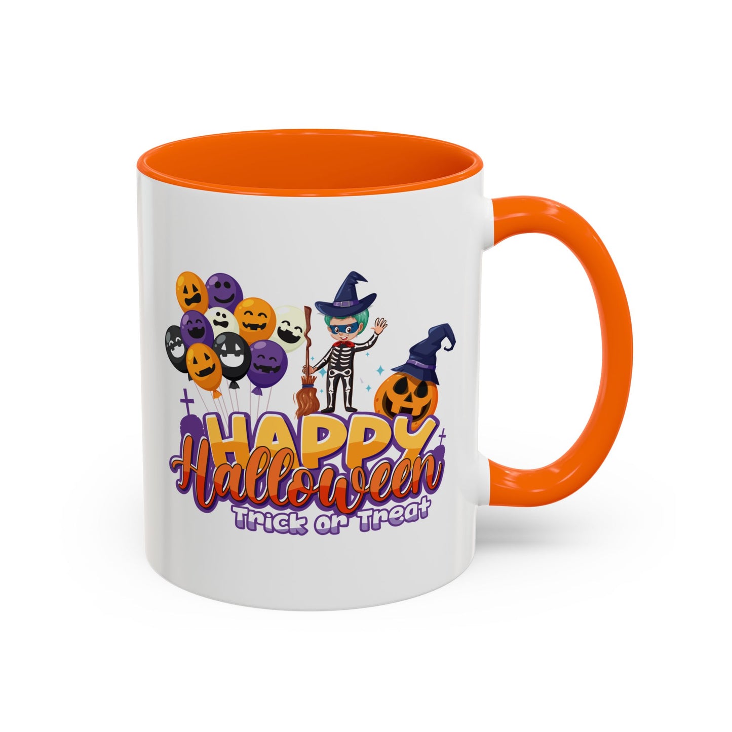 Accent Coffee Mug - Happy halloween trick or treat