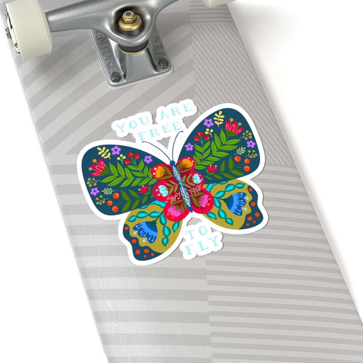 Kiss-Cut Vinyl Decals - You are free to fly