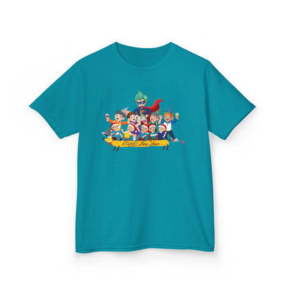 Kids Heavy Cotton™ Tee - Happy new year with friends - [[{"value":"Wonderwear Kid"}]]