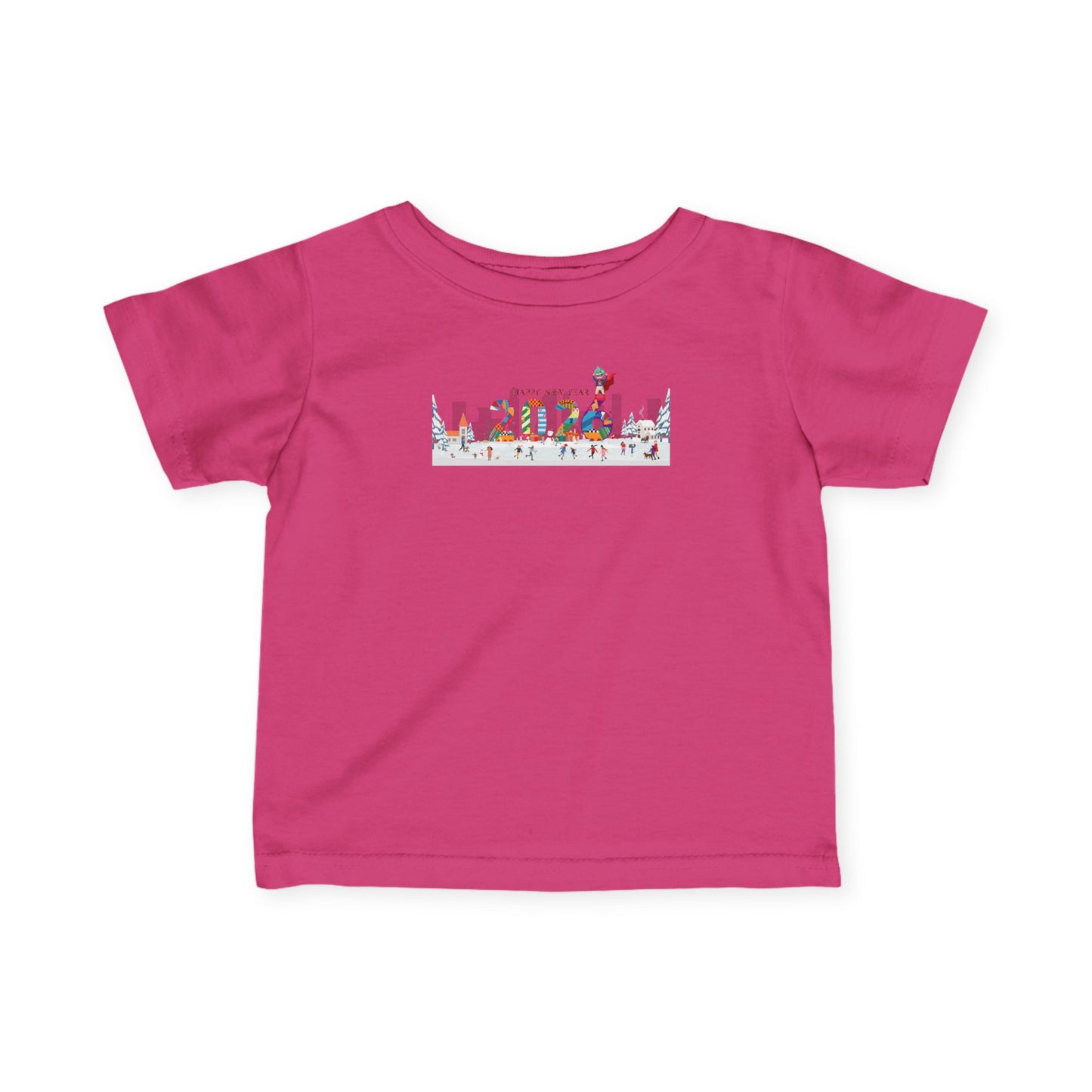 Infant Fine Jersey Tee - Happy 2026 - [[{"value":"Wonderwear Kid"}]]