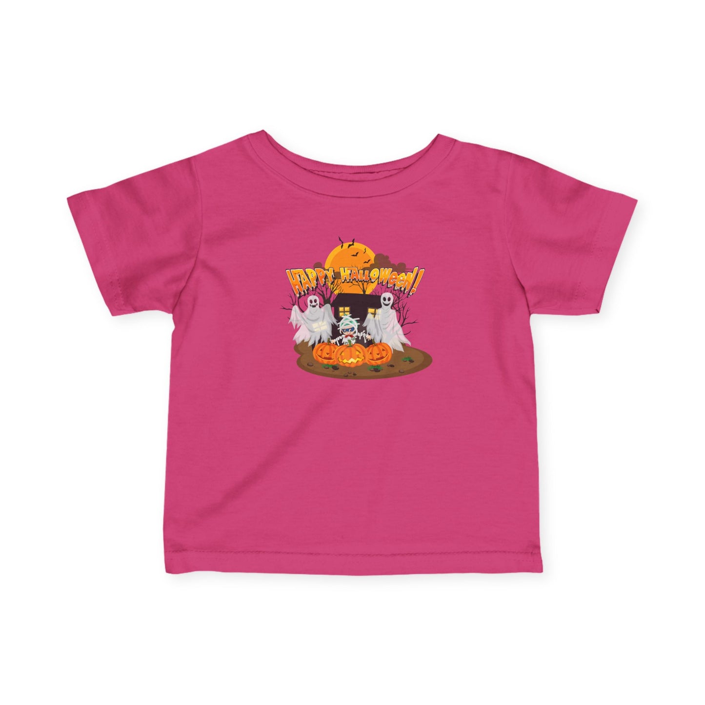 Infant Fine Jersey Tee - Super kiddo with ghost