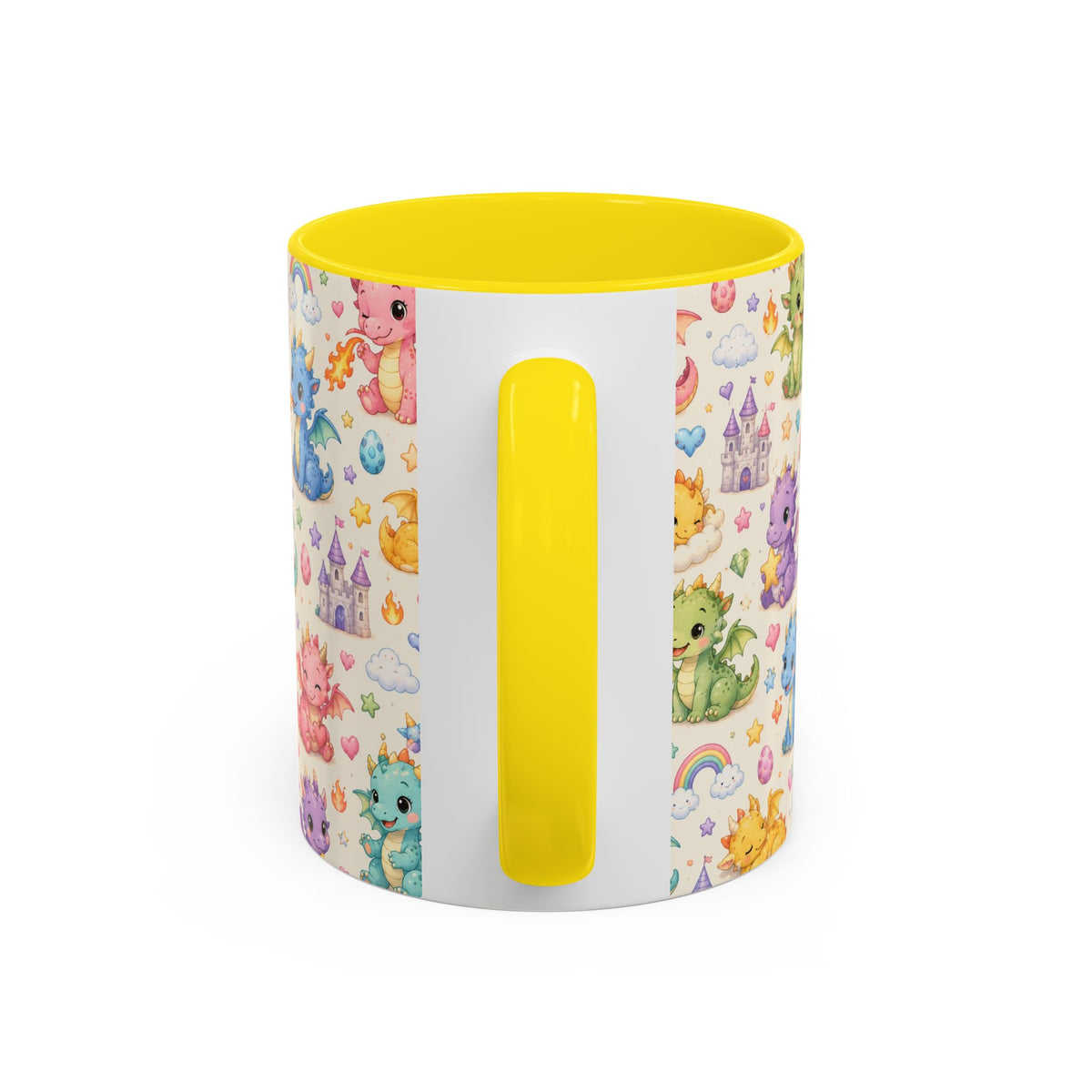 Accent Coffee Mug  (11/15 oz) - Baby Dragon Fantasy