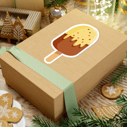 Kiss-Cut Stickers - Ice Cream Bar with Sprinkles Printify