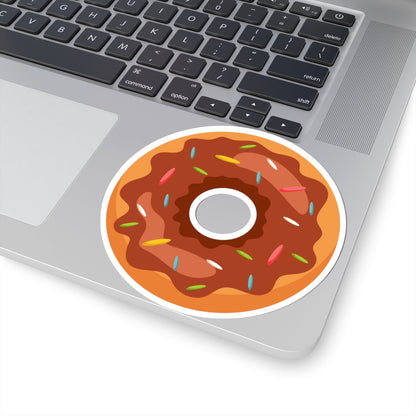 Kiss-Cut Stickers - MMMMmmm Big Doughnut Printify