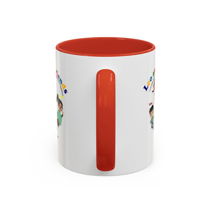 Accent Coffee Mug - Leo & Friends - Learning and growing - [[{"value":"Wonderwear Kid"}]]