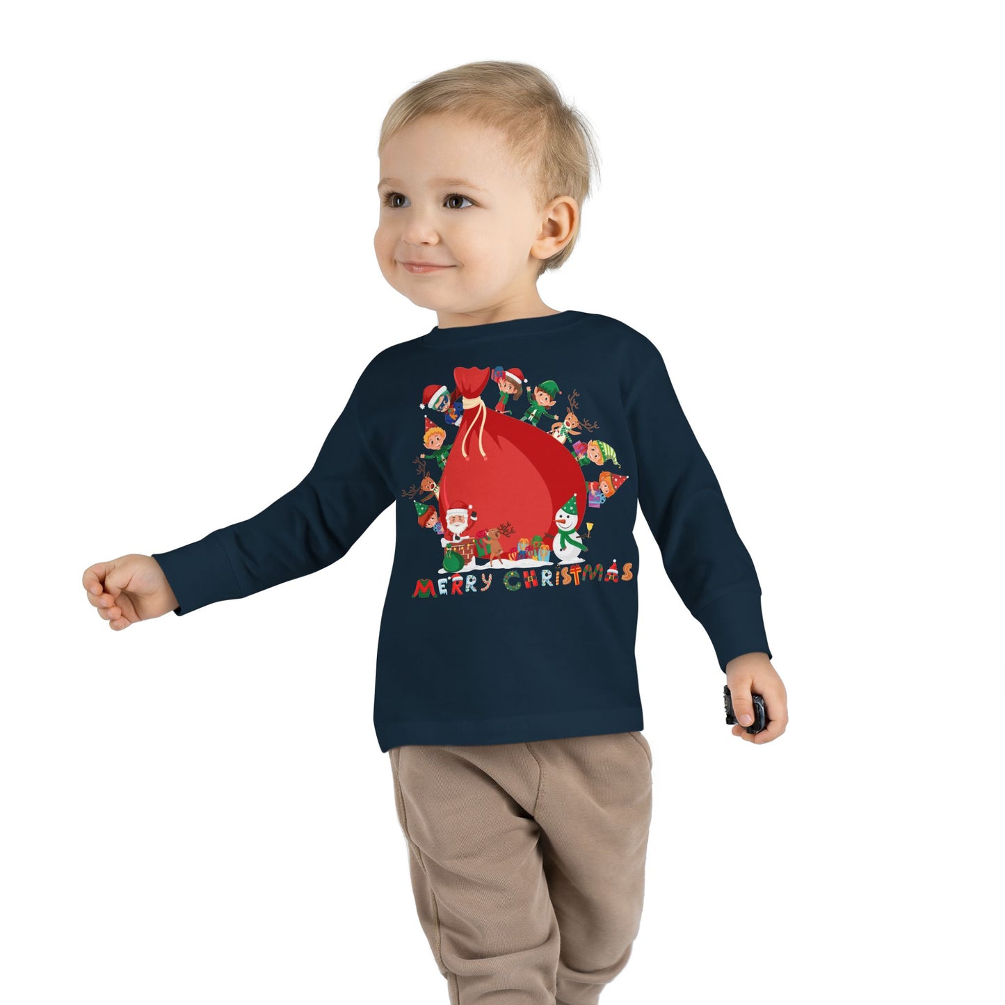 Toddler Long Sleeve Tee - Super kiddo and big christmas gift - [[{"value":"Wonderwear Kid"}]]