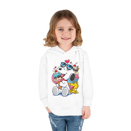Toddler Hoodie — Snoopy and Woodstock’s Ice Cream Day