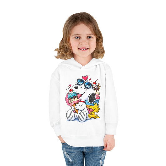 Toddler Hoodie — Snoopy and Woodstock’s Ice Cream Day