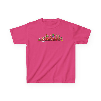 Kids Heavy Cotton™ Tee - Christmas with santa claus and friends - [[{"value":"Wonderwear Kid"}]]