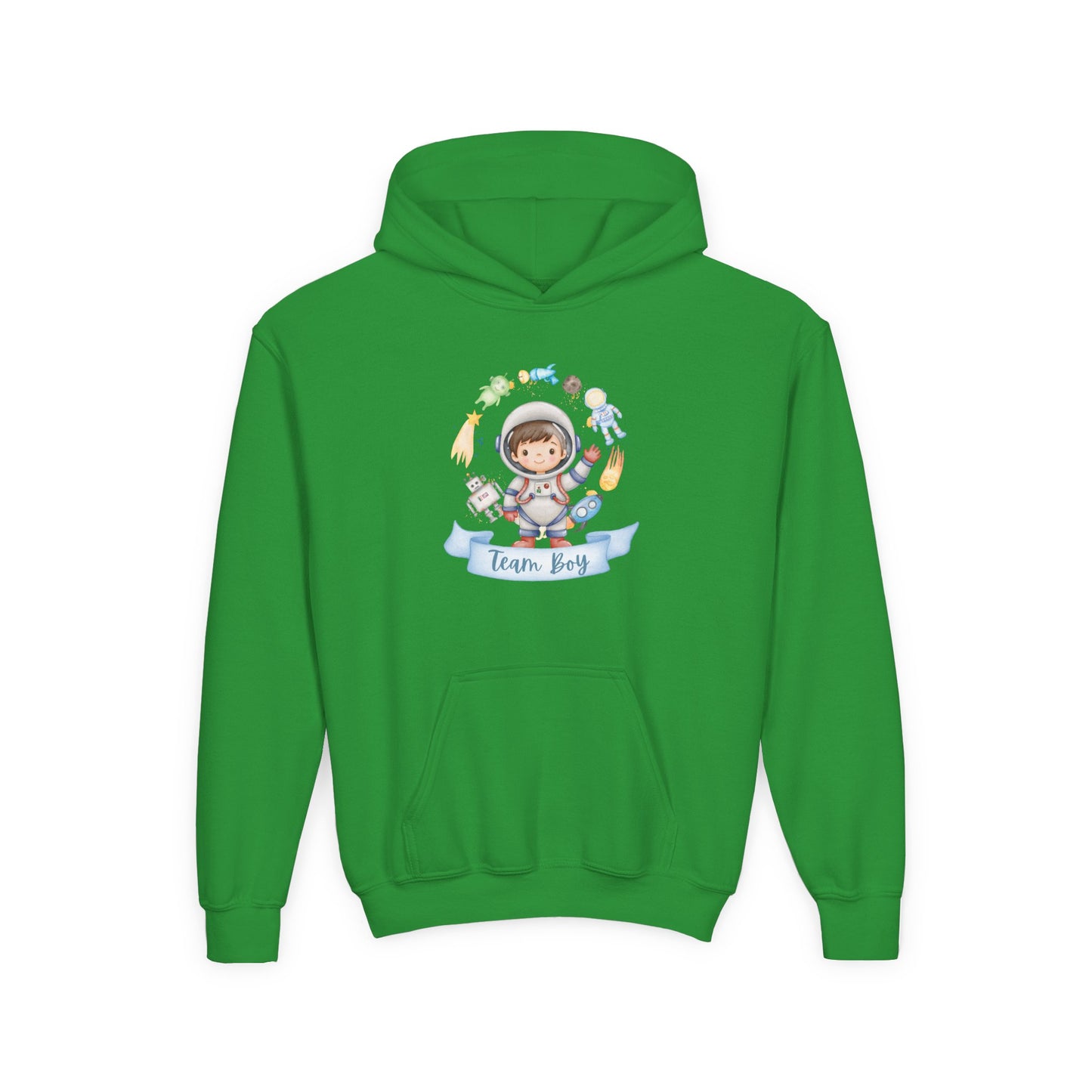 Youth Heavy Blend Hooded Sweatshirt - Astronaut Adventures