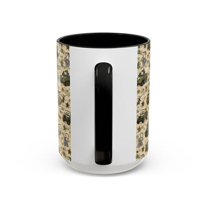Accent Coffee Mug  (11/15 oz) - Military Kids