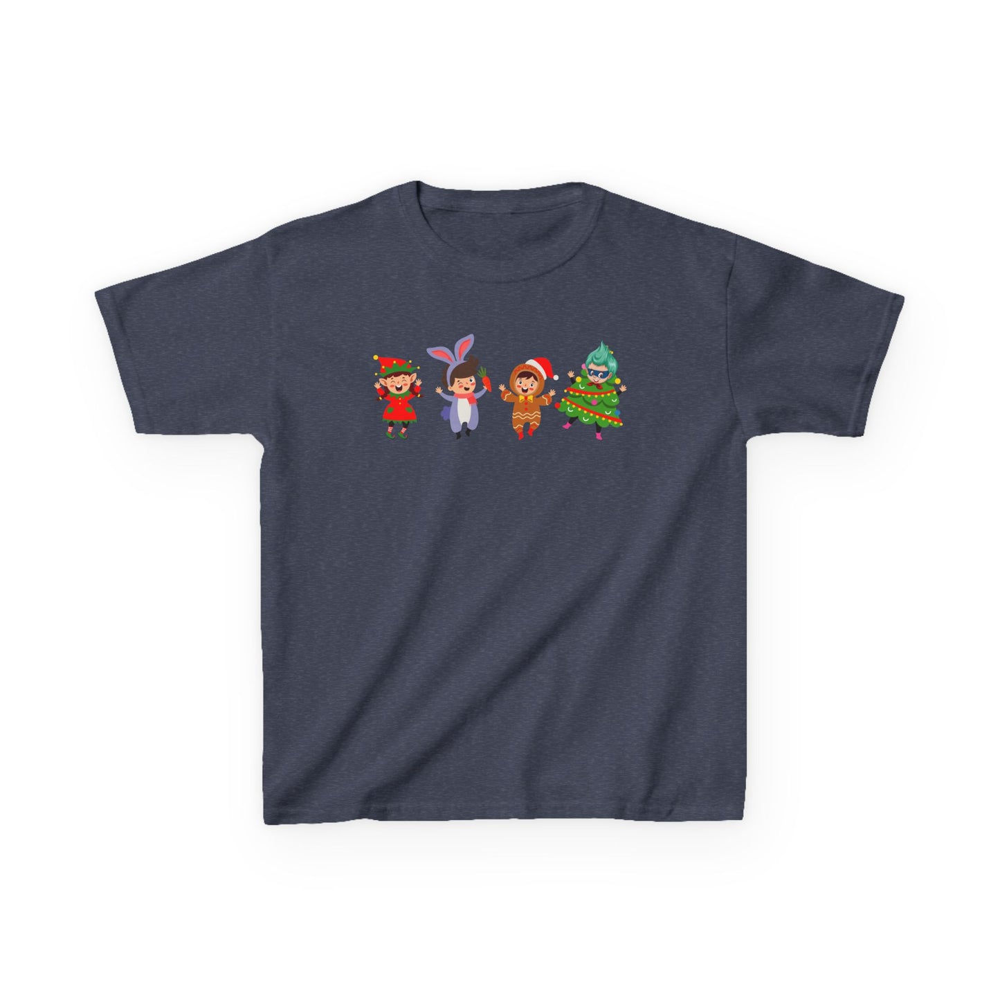 Kids Heavy Cotton™ Tee - Super kiddo in christmas tree attire - [[{"value":"Wonderwear Kid"}]]