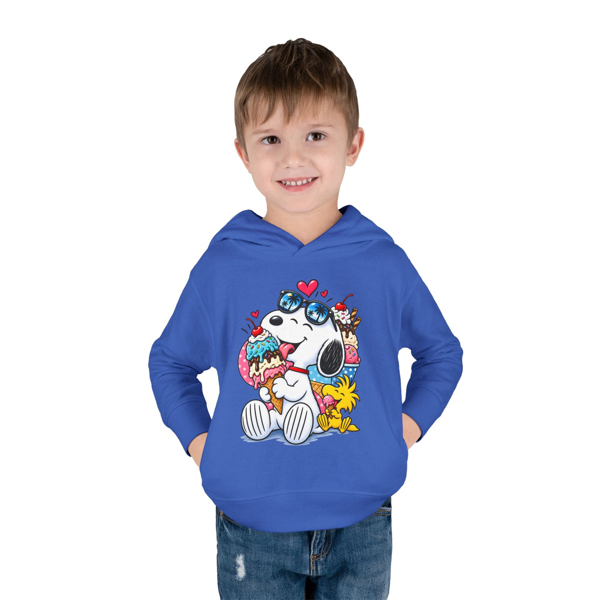 Toddler Hoodie — Snoopy and Woodstock’s Ice Cream Day
