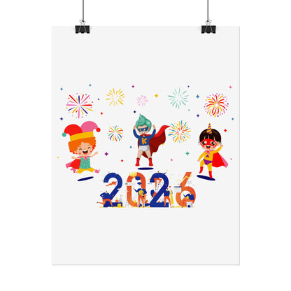 Rolled Posters - Super kiddo and other hero - [[{"value":"Wonderwear Kid"}]]