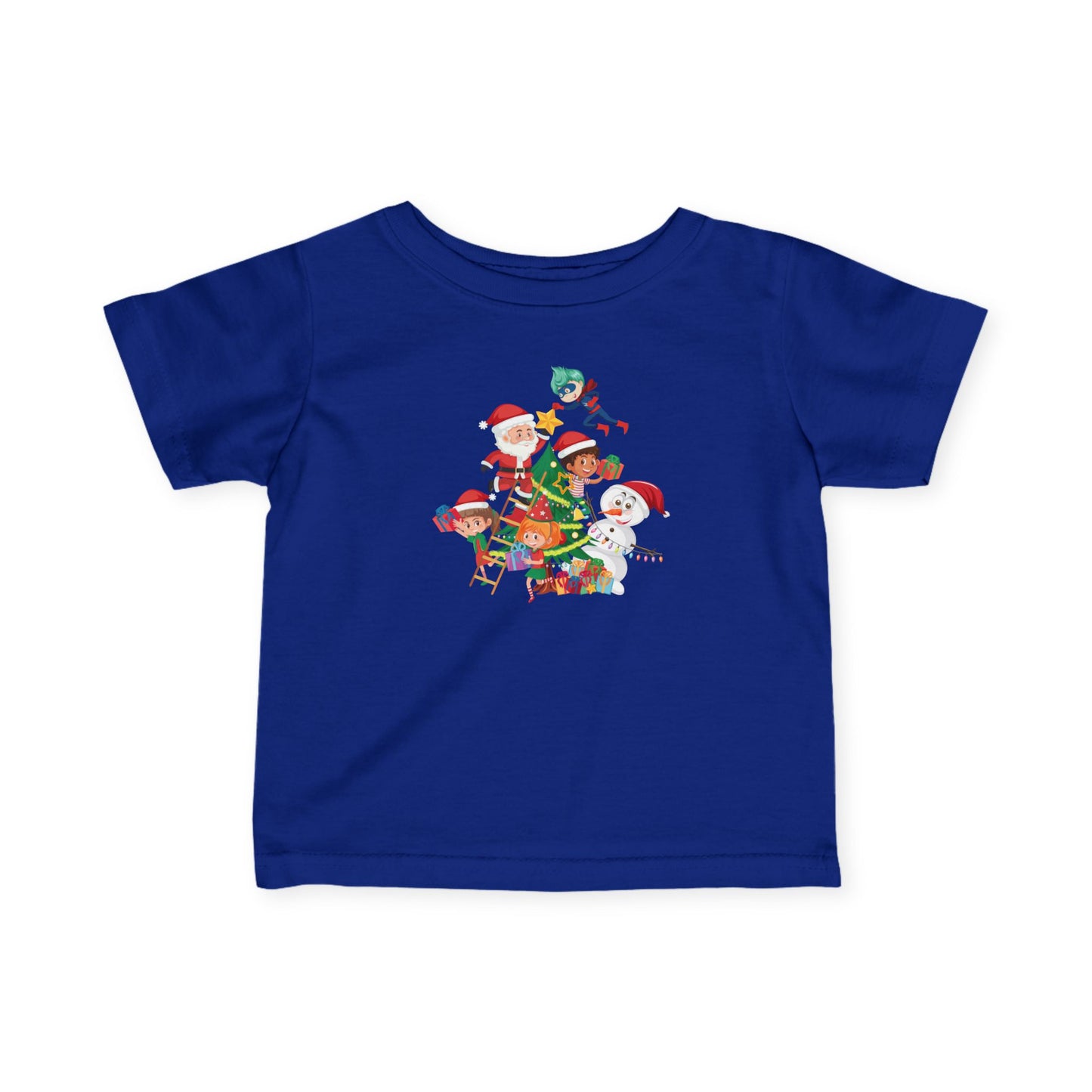 Infant Fine Jersey Tee - Super kiddo making christmas tree - [[{"value":"Wonderwear Kid"}]]