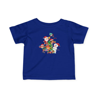 Infant Fine Jersey Tee - Super kiddo making christmas tree - [[{"value":"Wonderwear Kid"}]]