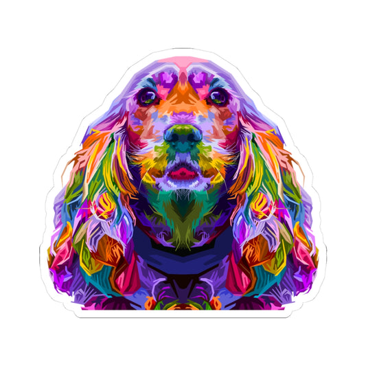 Kiss-Cut Stickers - The golden retriever