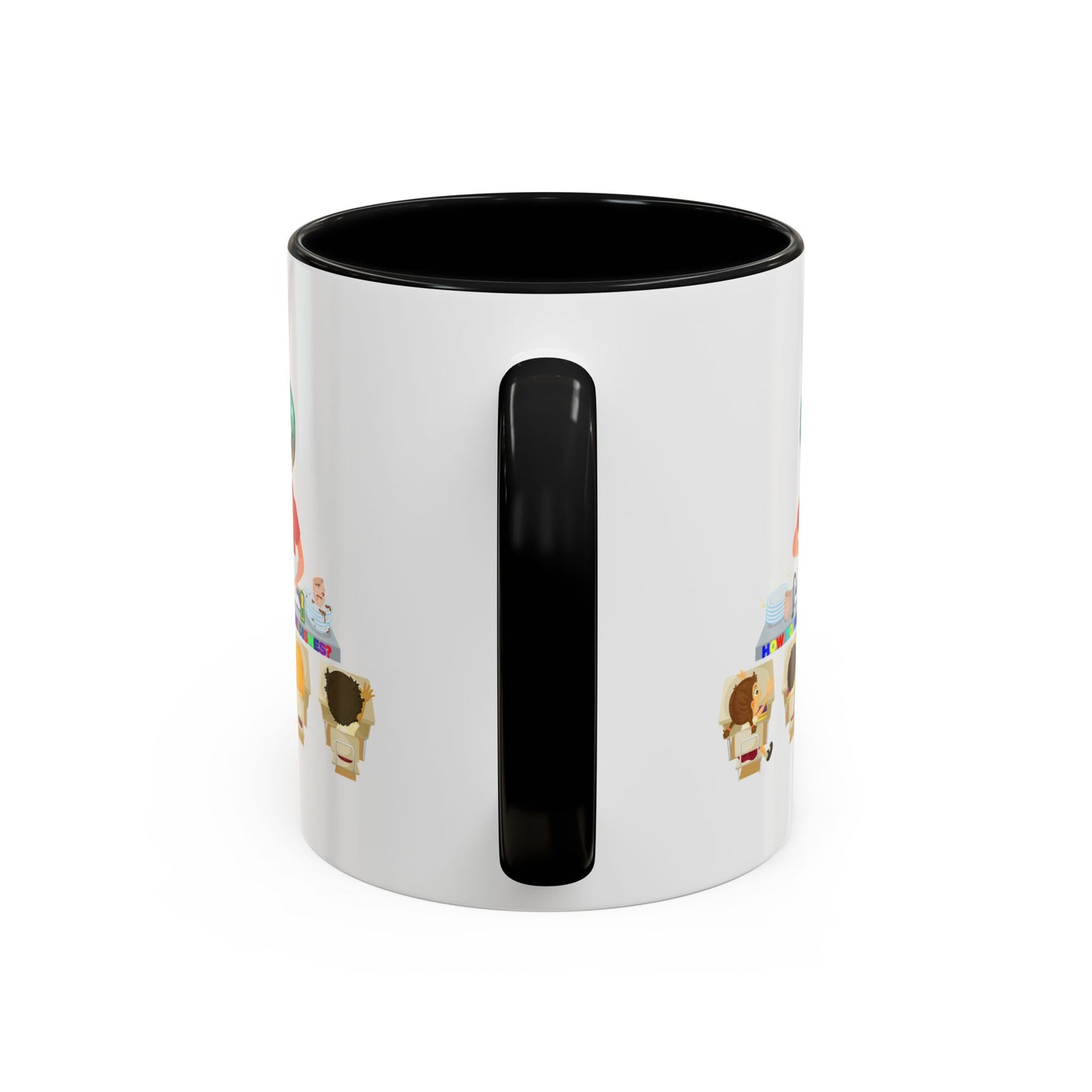Accent Coffee Mug - Little kiddo teaching to wash dishes