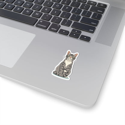 Kiss-Cut Stickers - Maine coon cat Printify