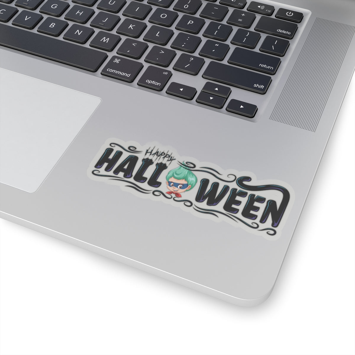 Kiss-Cut Stickers - Happy halloween by super kiddo Printify