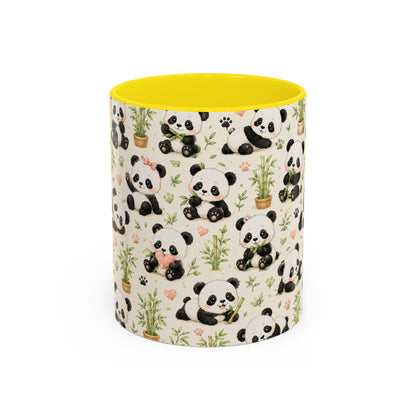 Accent Coffee Mug  (11/15 oz) - baby pandas