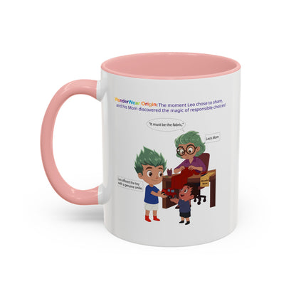 Accent Coffee Mug - WonderWear Origin - [[{"value":"Wonderwear Kid"}]]
