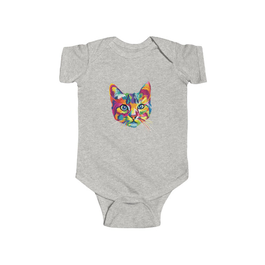 Infant Fine Jersey Bodysuit - cat