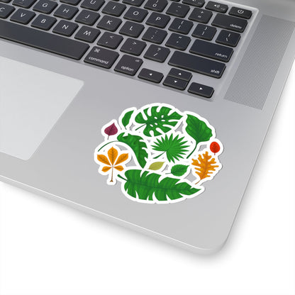 Kiss-Cut Vinyl Decals - Beautiful leaves Printify