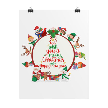 Rolled Posters - We wish you a merry christmas - [[{"value":"Wonderwear Kid"}]]