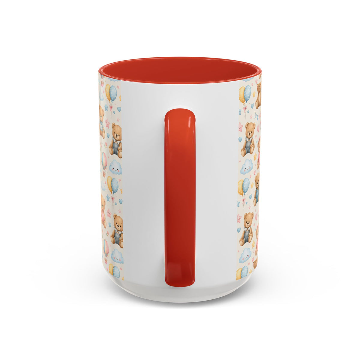 Accent Coffee Mug  (11/15 oz) - Pastel Teddy Bear Nursery
