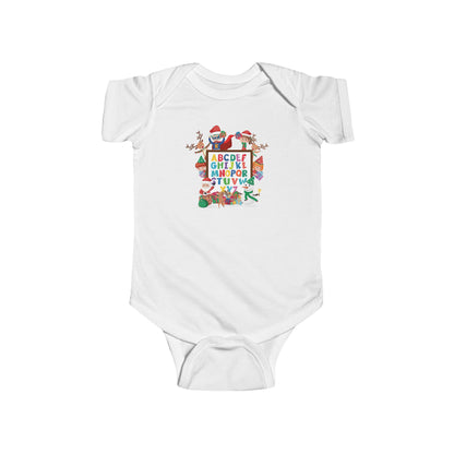 Infant Bodysuit - Christmas alphabet with super kiddo - [[{"value":"Wonderwear Kid"}]]