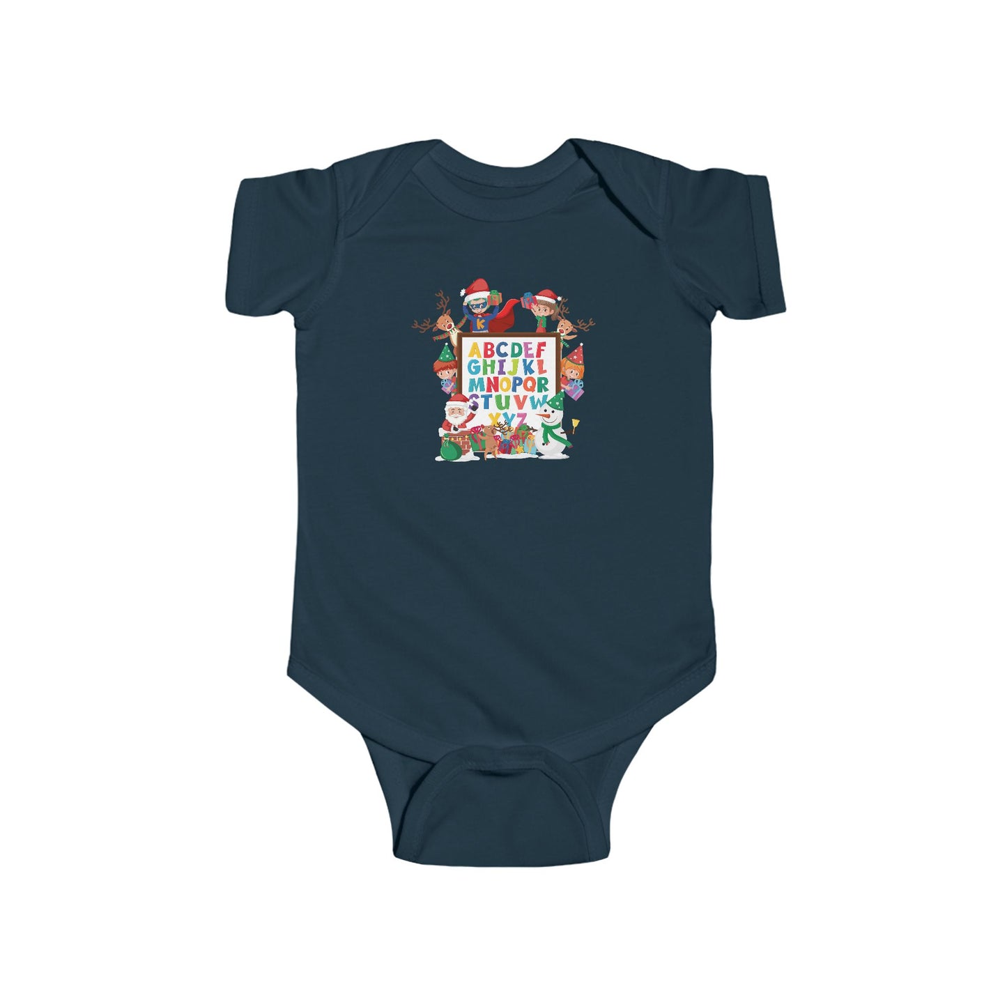 Infant Bodysuit - Christmas alphabet with super kiddo - [[{"value":"Wonderwear Kid"}]]