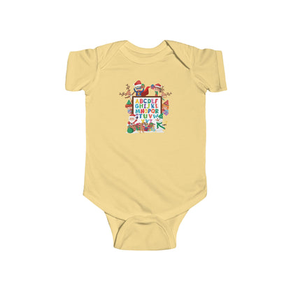 Infant Bodysuit - Christmas alphabet with super kiddo - [[{"value":"Wonderwear Kid"}]]