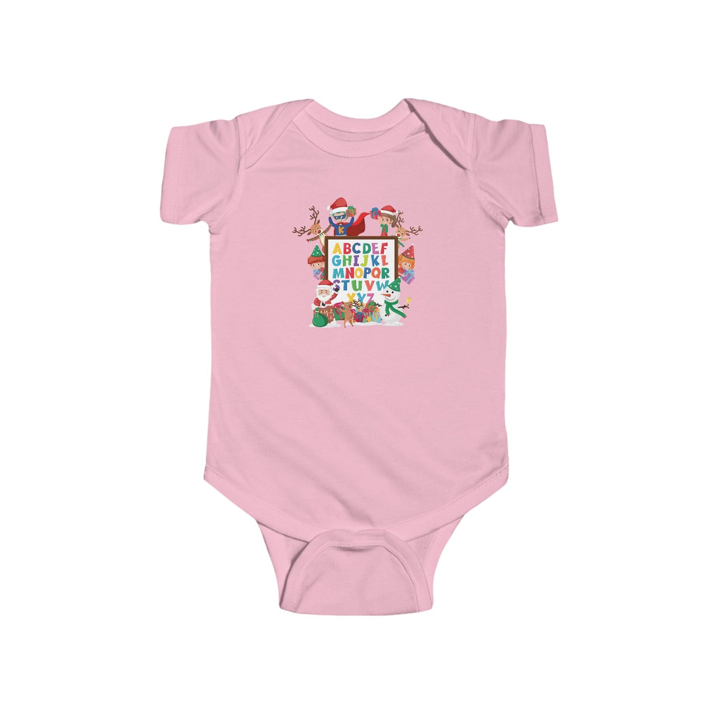 Infant Bodysuit - Christmas alphabet with super kiddo - [[{"value":"Wonderwear Kid"}]]