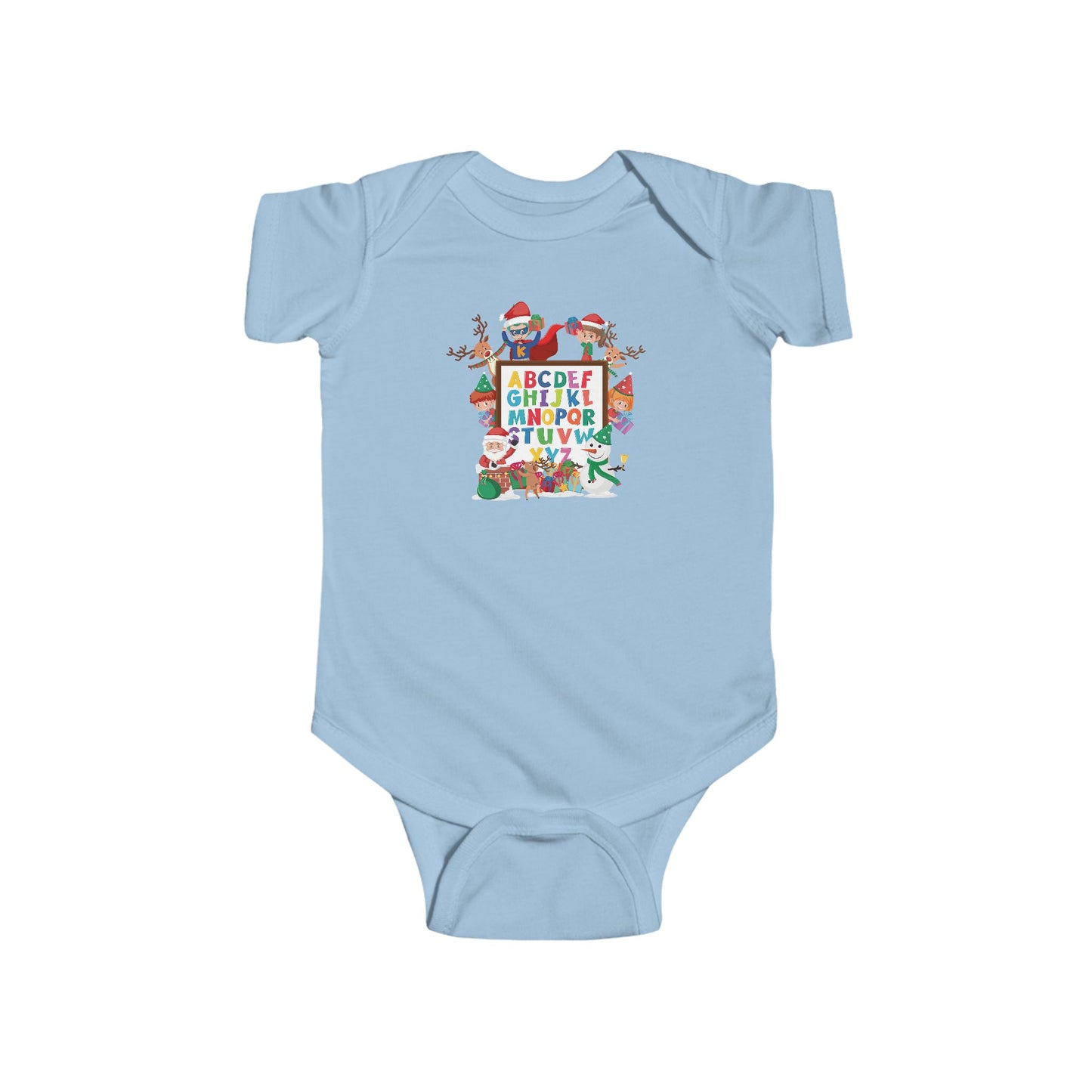 Infant Bodysuit - Christmas alphabet with super kiddo - [[{"value":"Wonderwear Kid"}]]