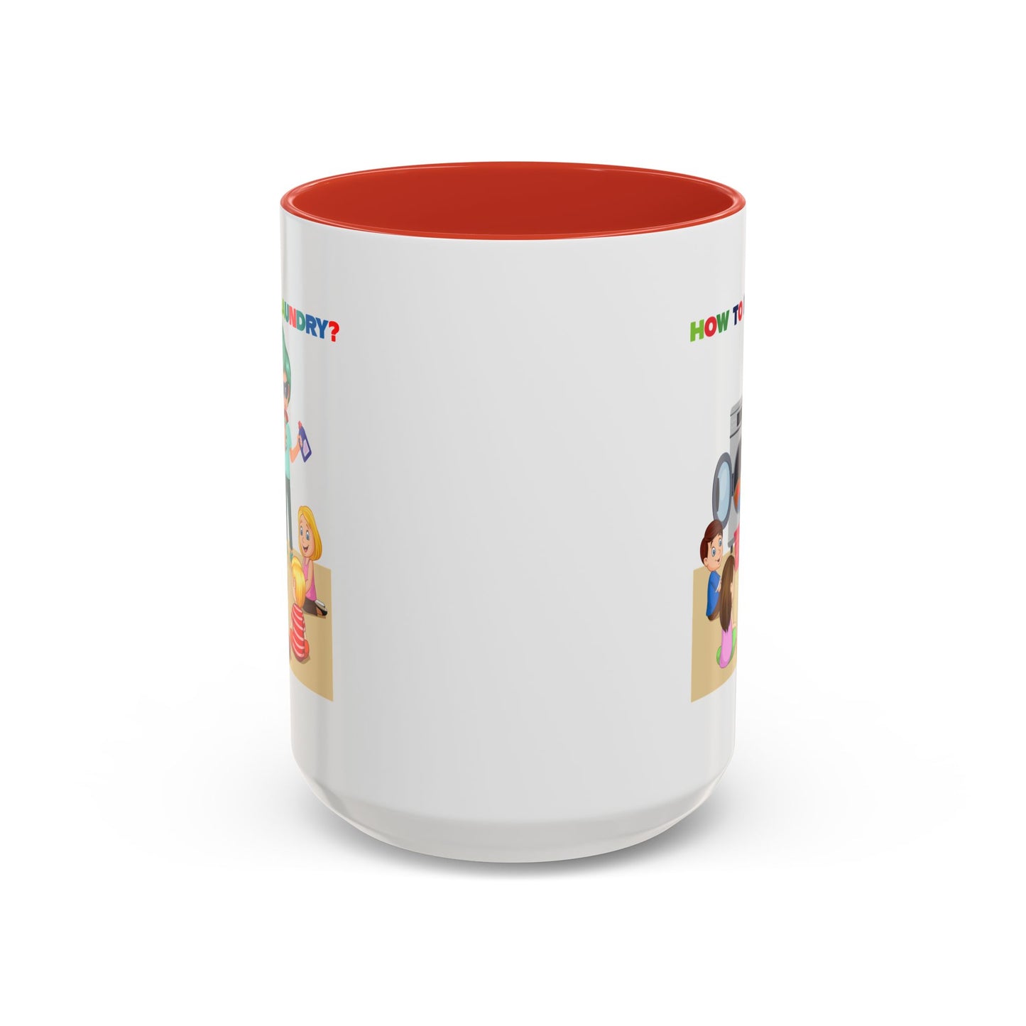 Accent Coffee Mug - super kiddo teaching laundry