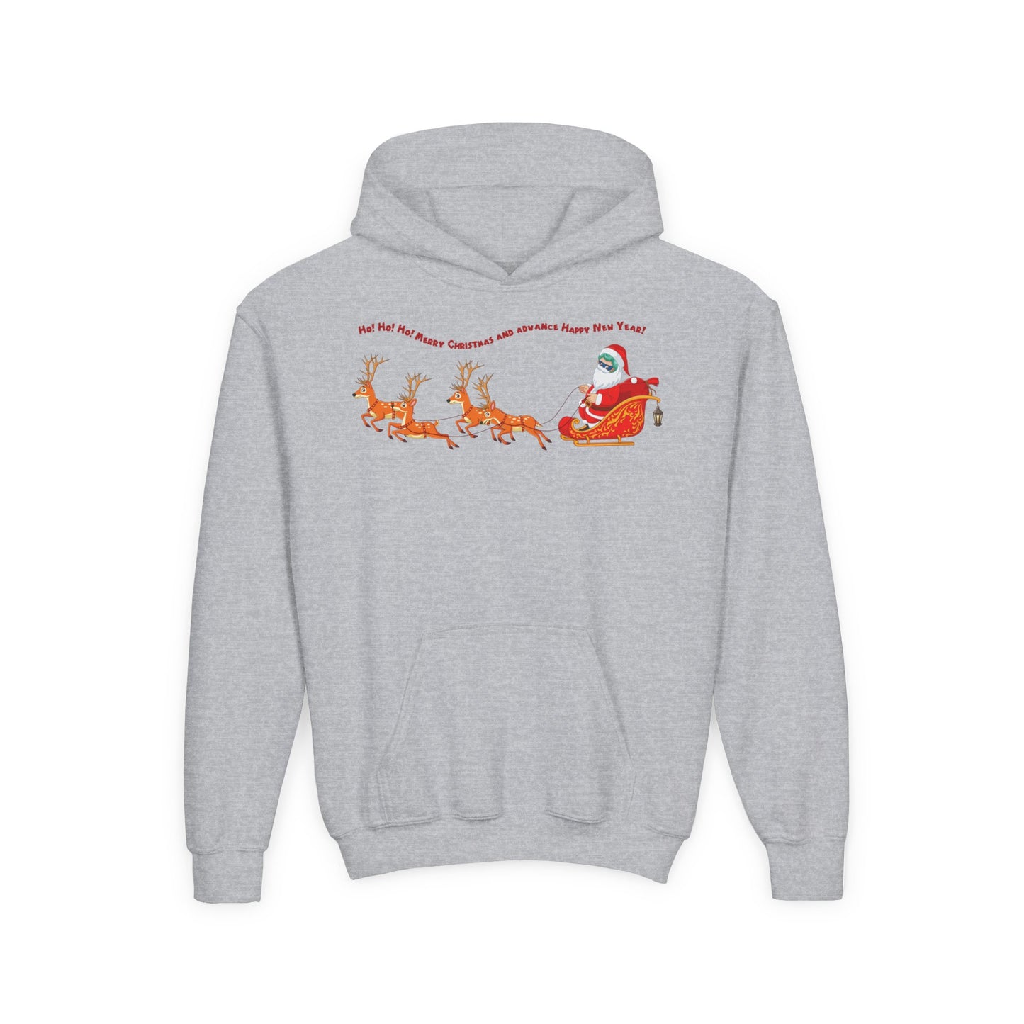 Youth Heavy Blend Hooded Sweatshirt - Santa kiddo - [[{"value":"Wonderwear Kid"}]]